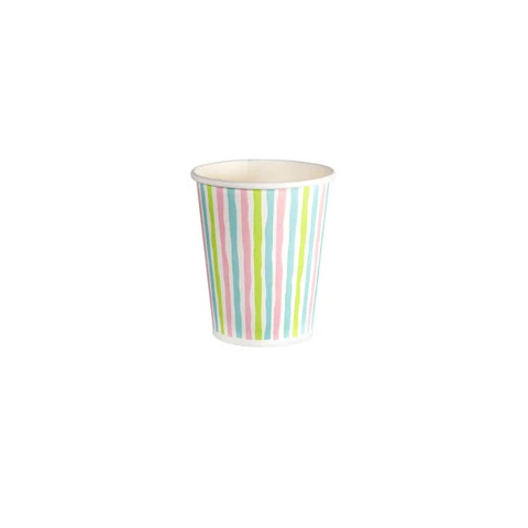Kartonkipikari Stripes Pastelli 24cl, 10kpl