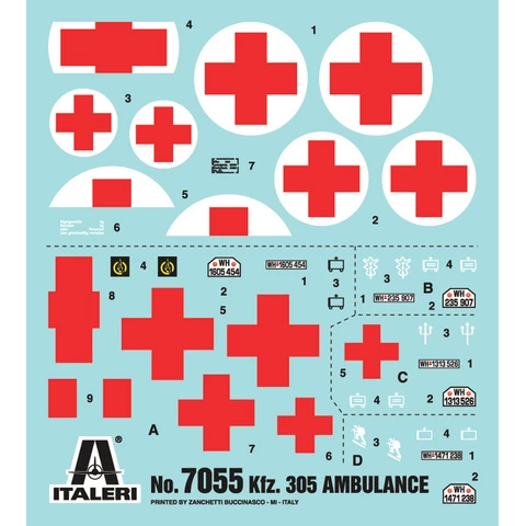 Italeri Ambulance Kfz 305 1:72 IT7055