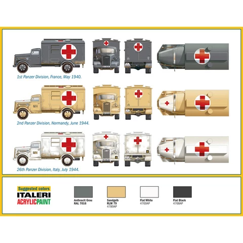 Italeri Ambulance Kfz 305 1:72 IT7055