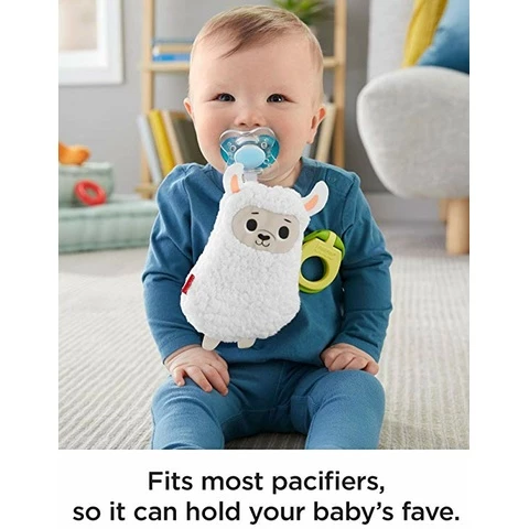 Fisher -Price pacifier holder plush sheep