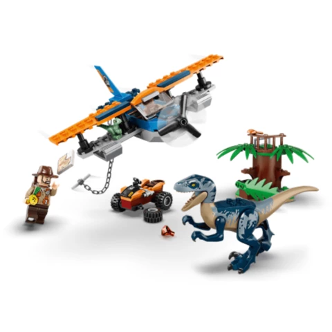 Lego Jurassic 75942 Velociraptor: Pelastusoperaatio kaksitasolla