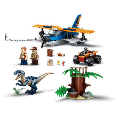 Lego Jurassic 75942 Velociraptor: Pelastusoperaatio kaksitasolla