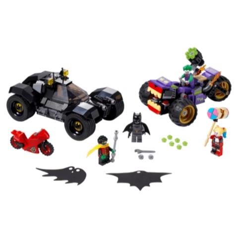 Lego Super Heroes 76159 Jokerin takaa-ajo kolmipyörämaasturilla