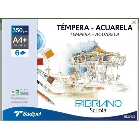 Tempera-Acuarela A4, 350g