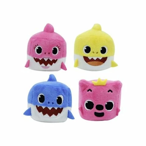 Baby Shark soft cube with sound 8 cm different
