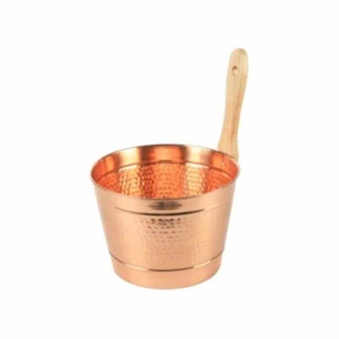 Sauna backet copper 4 L