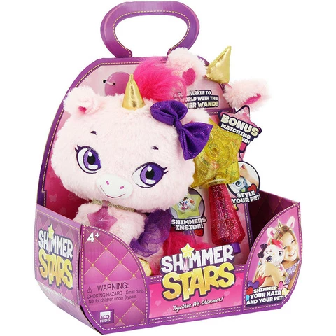 Shimmer Stars vaaleanpunainen yksisarvinen