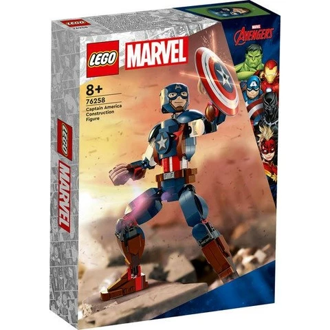 LEGO Marvel Rakennettava Captain America-Hahmo