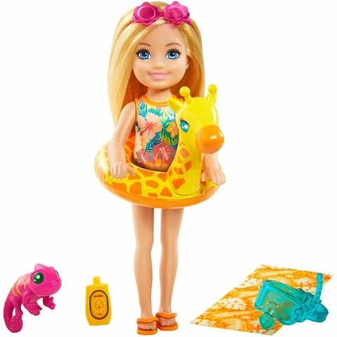 Barbie Chelsea & uimarengas kirahvi