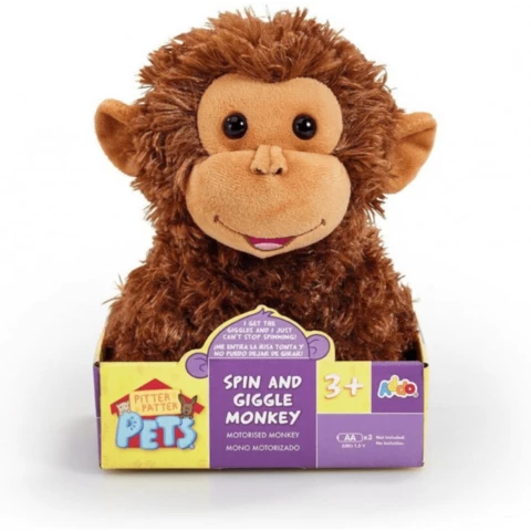 Apina pehmo Happy Pets Spin & Giggle