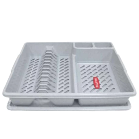 Dish drying rack gray