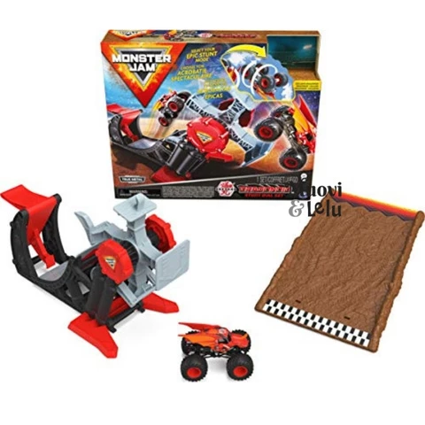 Monster Jam Bakugan Dragonoid Stunt Dial setti