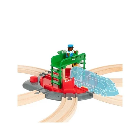 Brio turntable and figure 33476