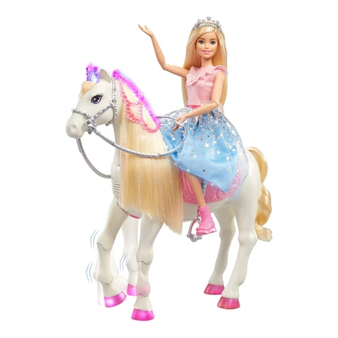 Barbie princess doll and horse