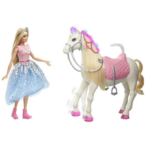 Barbie princess doll and horse