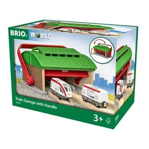 Brio train station with carrying handle 33474