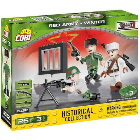 Cobi soldiers 3 pcs Red Army Winter 2032