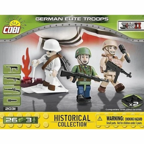 Cobi soldiers 3 pcs Germany Elite Troops