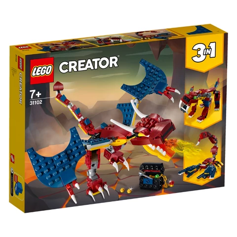 Lego Creator 31102 Tulilohikäärme