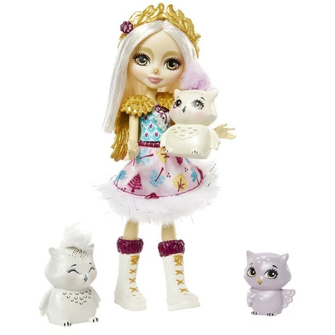 Enchantimals Odele Owl & 3 Lemmikkiä