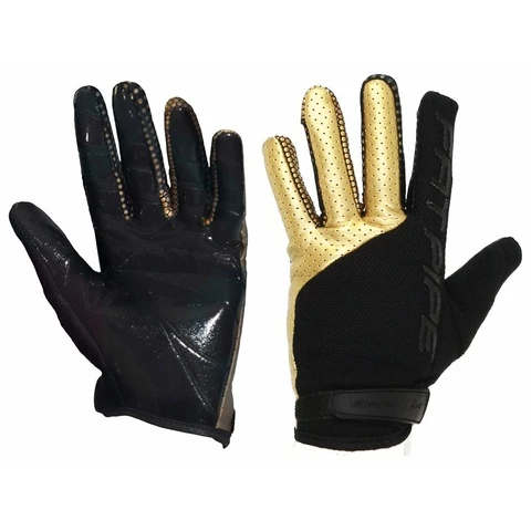 FAT PIPE GK-Gloves With Silicone Palm BLACK/GOLD Salibandy Maalivahdin Hanskat