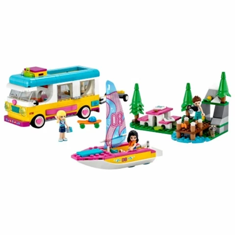 Friends 41681 metsänretki asuntoautolla ja purjeveneillen Lego
