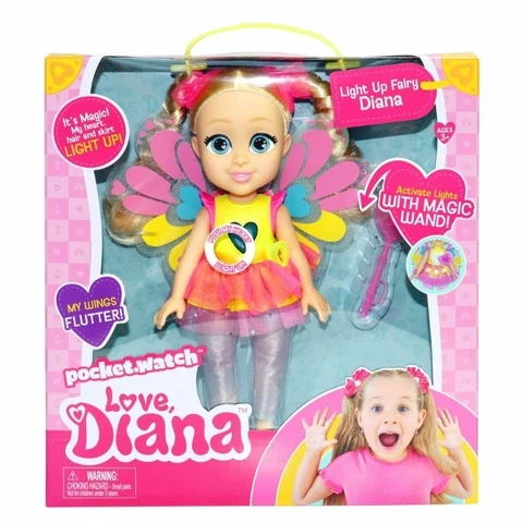 Love Diana fairy doll with light