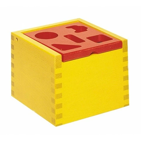 Jukka Askare yellow block jar wooden toy