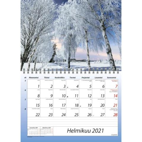 Kalenteri pieni maisemakalenteri 2021