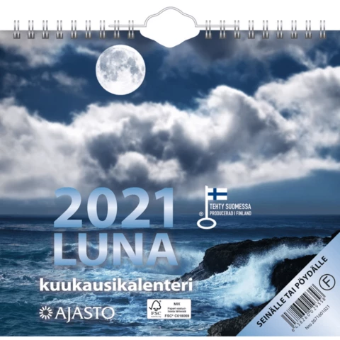 Kalenteri seinäkalenteri Luna 2021
