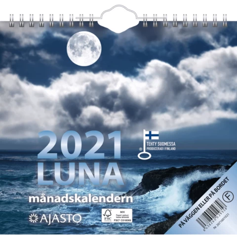 Kalenteri seinäkalenteri Luna 2021