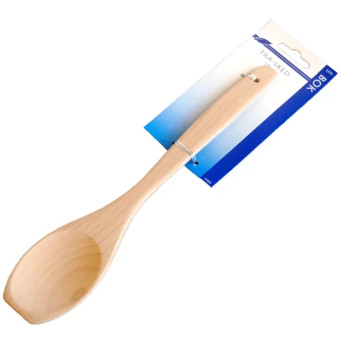 Scoop spoon wooden 28 cm
