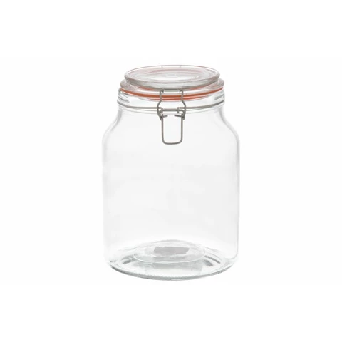 Glass jar with patent lid 3L