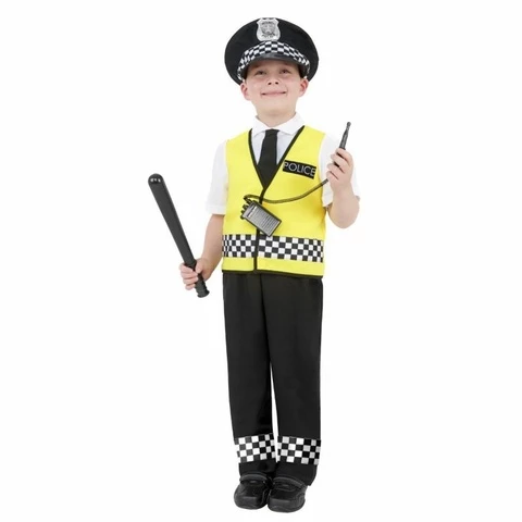 Lasten poliisipoika S 115-128 cm