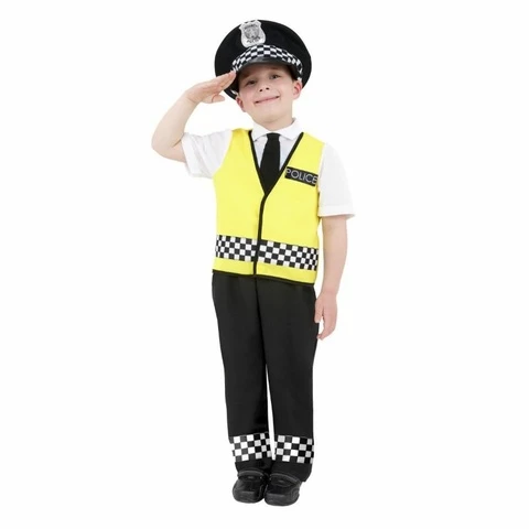 Lasten poliisipoika S 115-128 cm