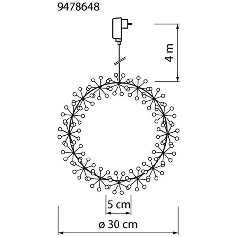 Led Kranssi Ø30 cm