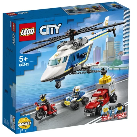 Lego City 60243 Takaa-ajo poliisihelikopterilla