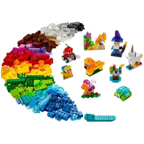 Lego Classic 11013 Luovan rakentajan läpinäkyvät palikat