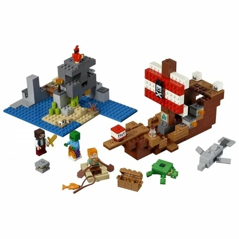 Lego Minecraft 21152 Merirosvolaivaseikkailu