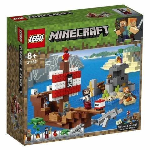 Lego Minecraft 21152 Merirosvolaivaseikkailu