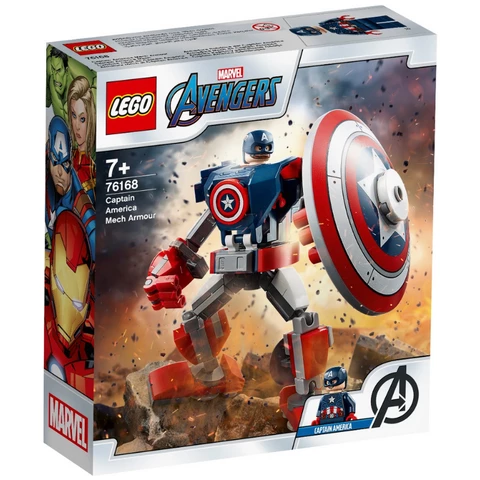 Lego Superheroes 76168 Captain America -robottihaarniska