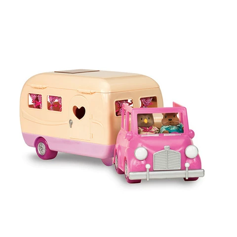 Li&#39;l Woodzeez car and caravan