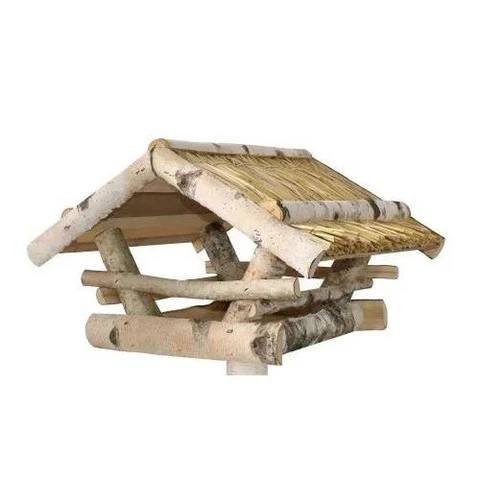 Bird board on a thatched roof