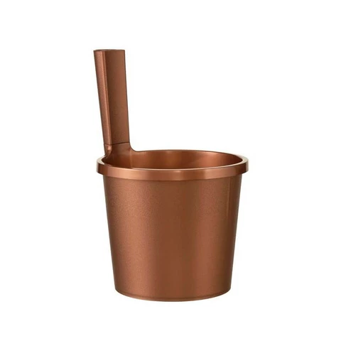 Sauna backet 5 L plastic copper