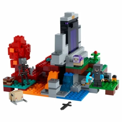 Minecraft 21172 raunioitunut portaali Lego