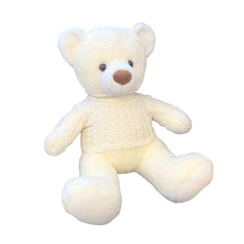 Nalle Pehmo 38 cm Valkoinen Villapaita