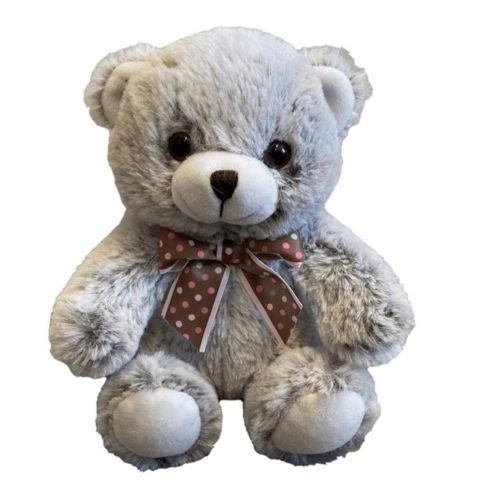  Teddy bear plush 18 cm gray