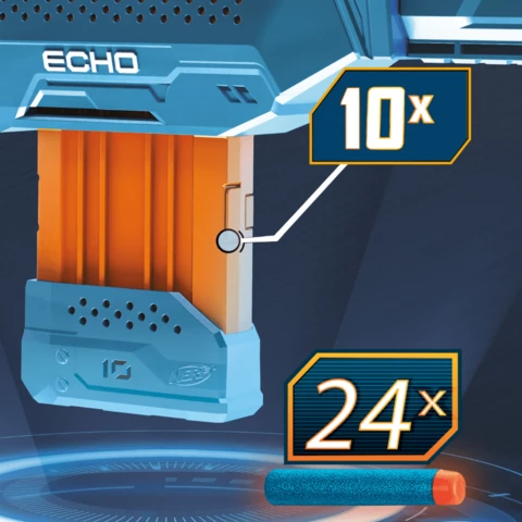 Nerf Elite 2.0 Echo CS-10 4 In 1 vaahtomuoviammusase