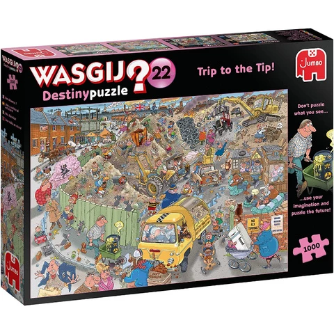 Jumbo Puzzle 1000 returns Wasgij 22 trip to the tip