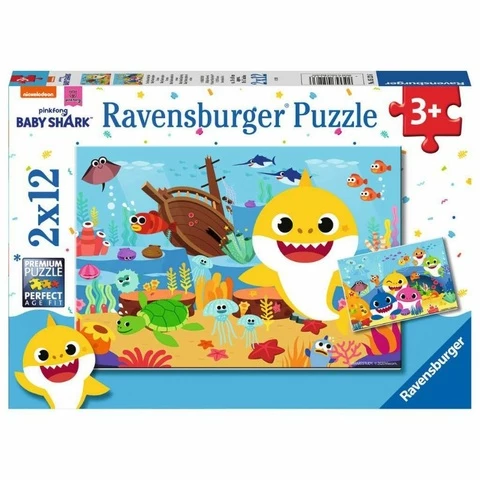  Ravensburger Puzzle 12 x 2 Baby Shark